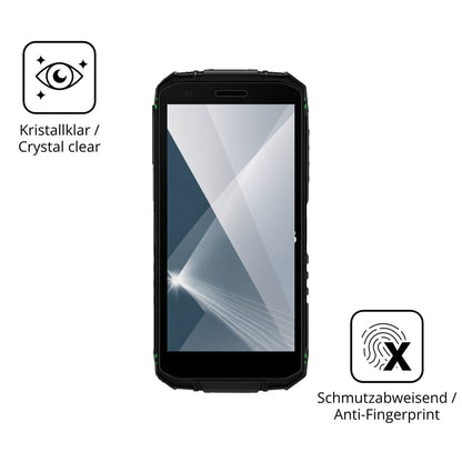 Flexible TPU-Folie passend zugeschnitten für Doogee Fire 3 Pro, vollständige Abdeckung