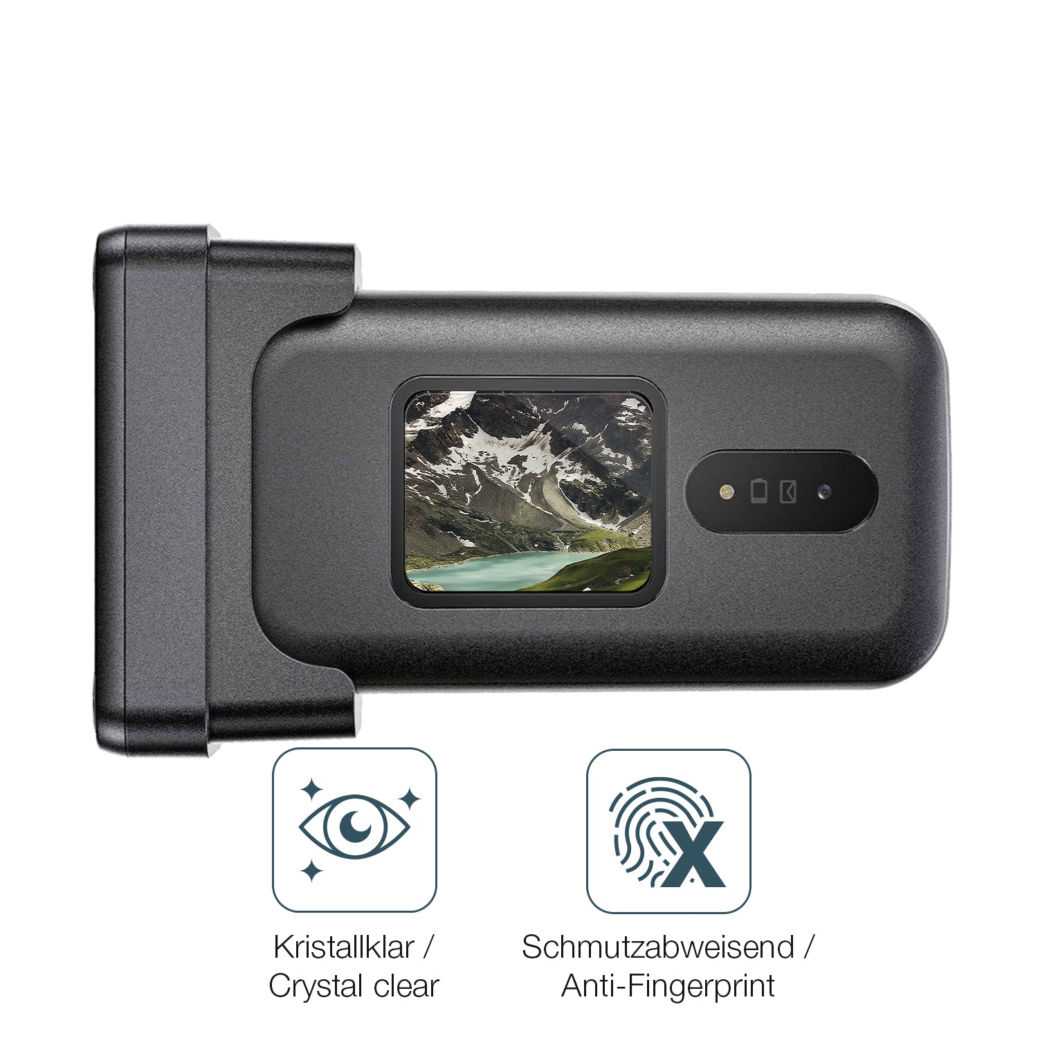 Flexible TPU-Folie passend zugeschnitten für Doro 2880 Aussen-Display, vollständige Abdeckung