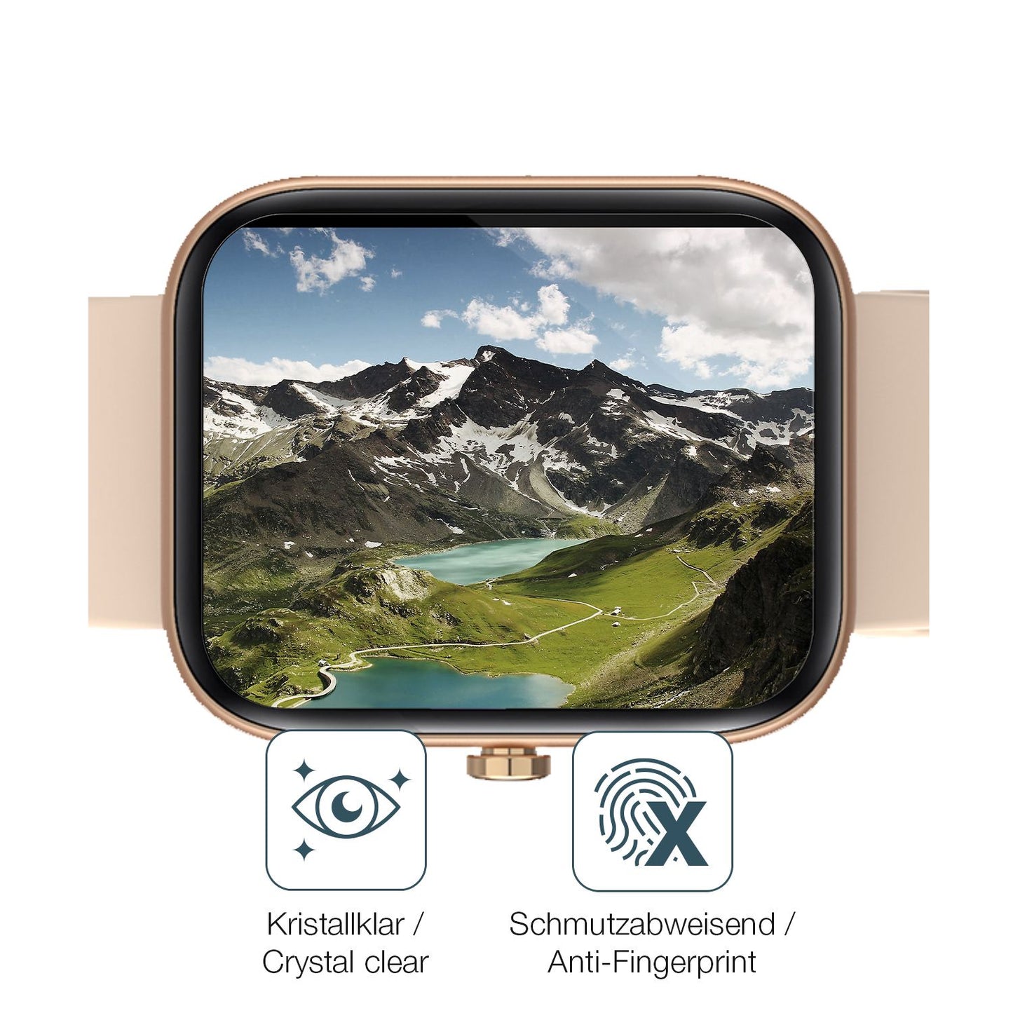 Flexible TPU-Folie passend zugeschnitten für Fireboltt Neptune, vollständige Abdeckung