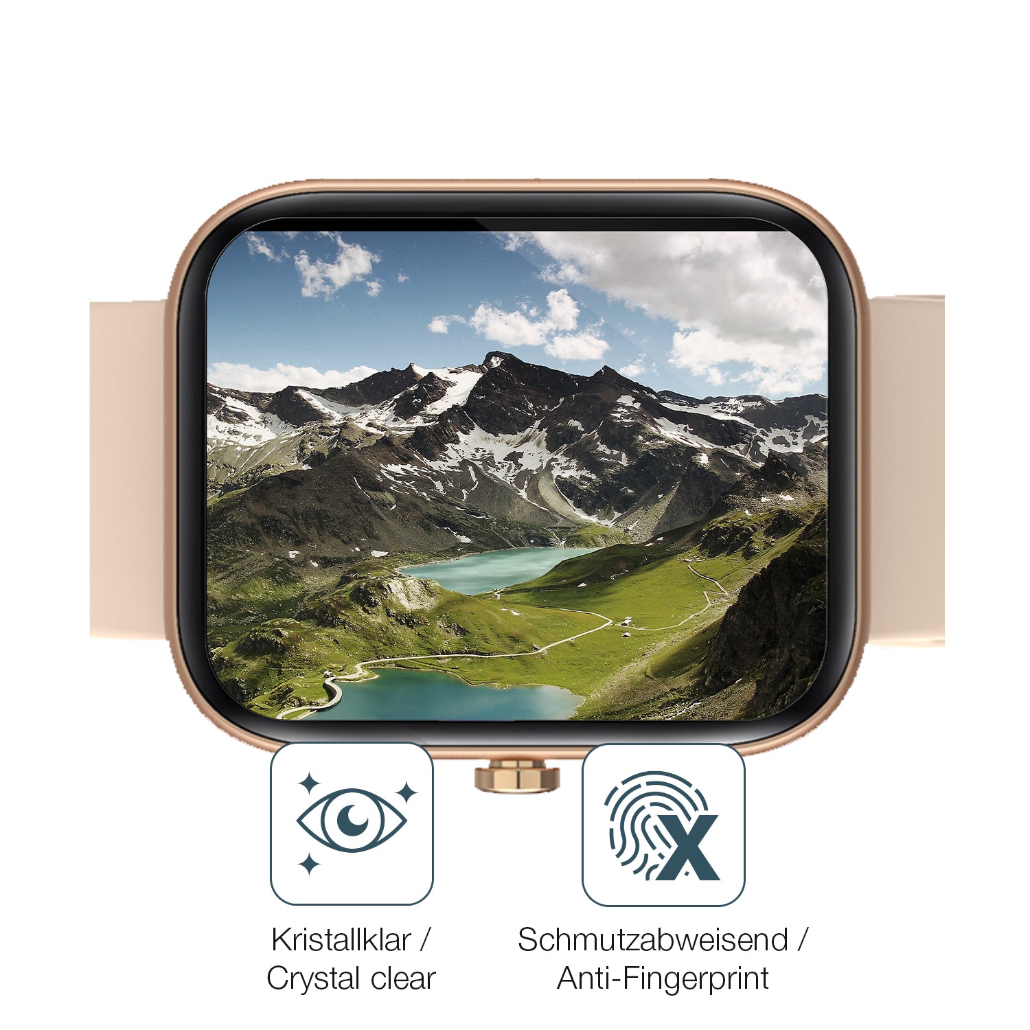 Flexible TPU-Folie passend zugeschnitten für Fireboltt Neptune, vollständige Abdeckung