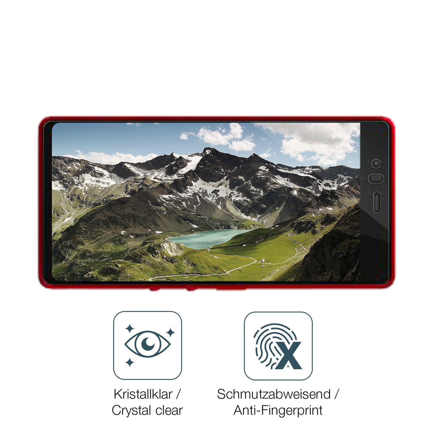Flexible TPU-Folie passend zugeschnitten für Fujitsu Arrows M04 Premium, vollständige Abdeckung