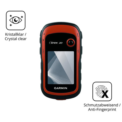 Flexible TPU-Folie passend zugeschnitten für Garmin eTrex 20, vollständige Abdeckung