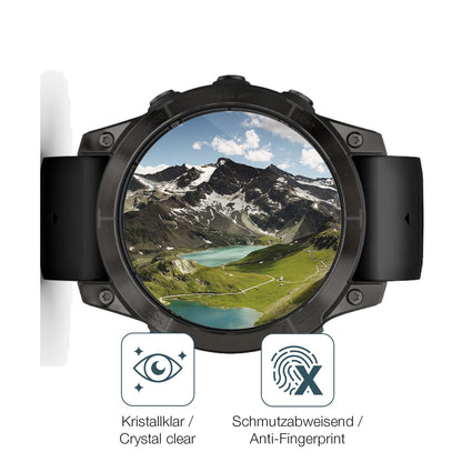 Flexible TPU-Folie passend zugeschnitten für Garmin Fenix 7 Pro 42mm, vollständige Abdeckung