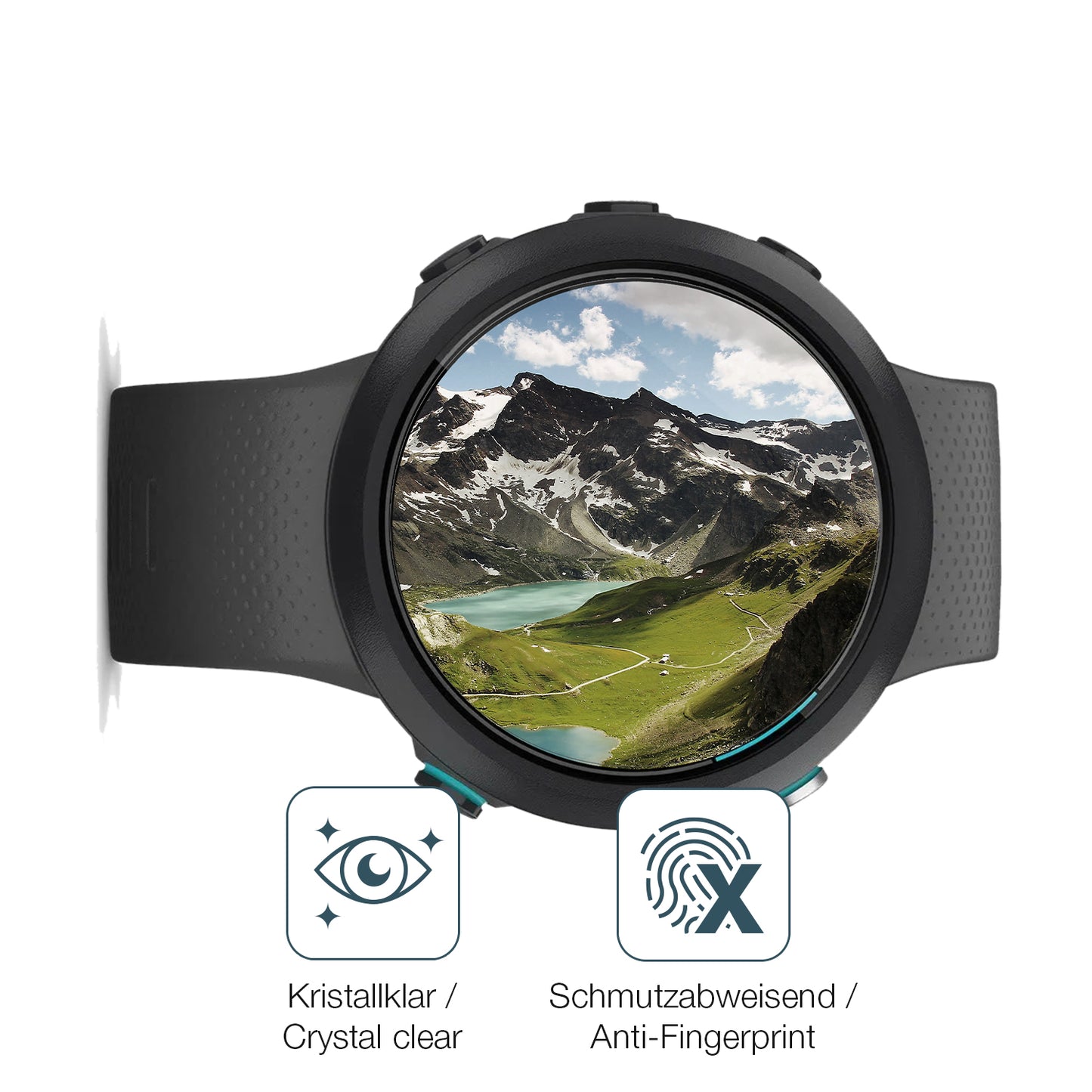 Flexible TPU-Folie passend zugeschnitten für Garmin Swim 2, vollständige Abdeckung