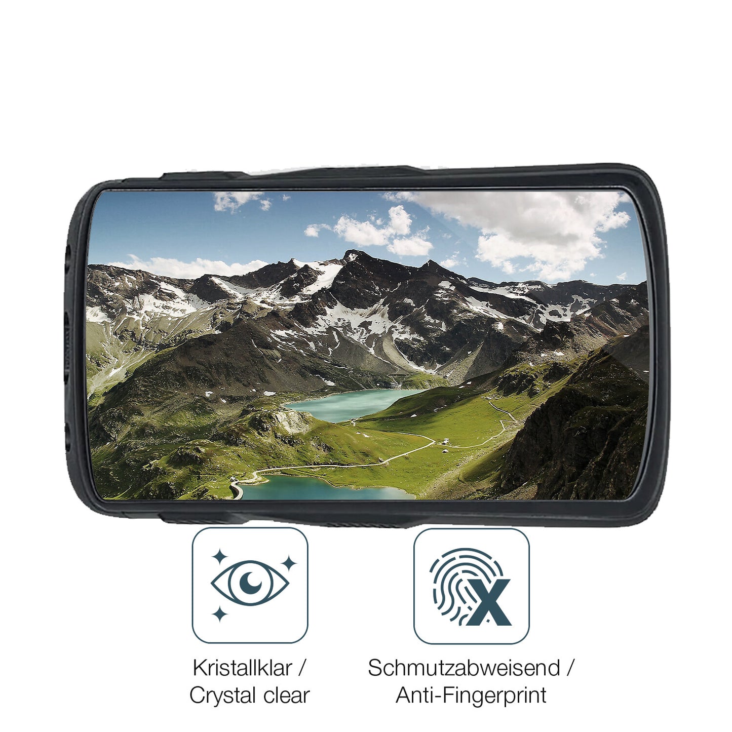Flexible TPU-Folie passend zugeschnitten für Hammerhead Karoo 2, vollständige Abdeckung