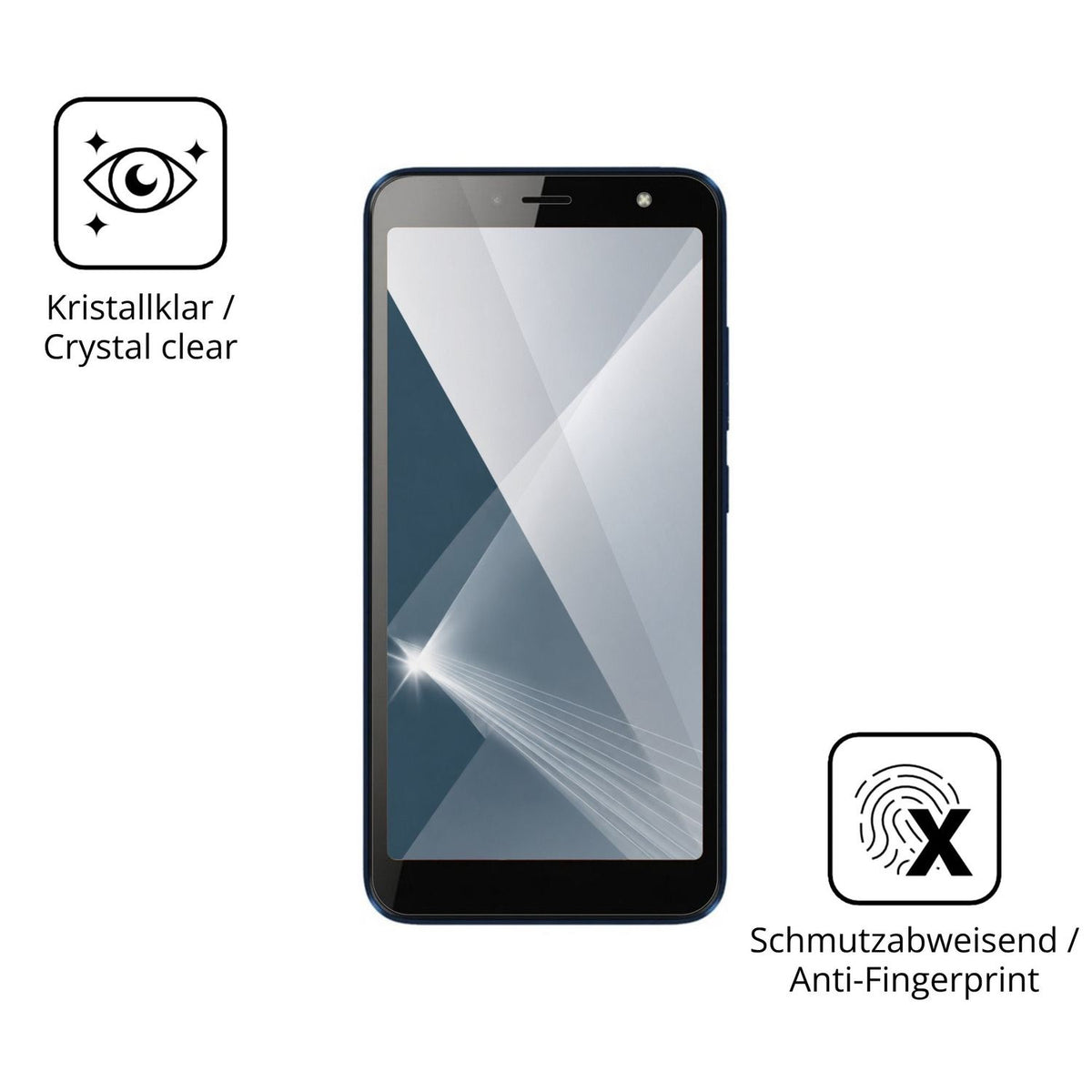 Flexible TPU-Folie passend zugeschnitten für Hisense U70, vollständige Abdeckung