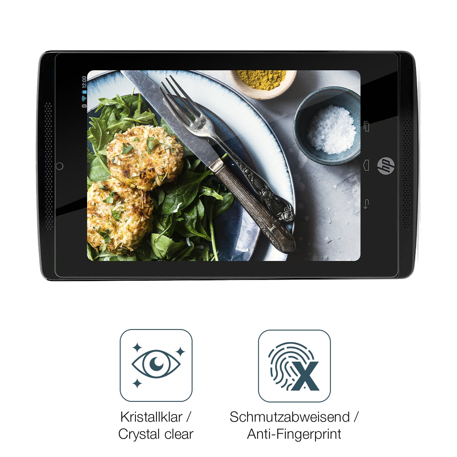 Flexible TPU-Folie passend zugeschnitten für HP Slate 7 Extreme, vollständige Abdeckung