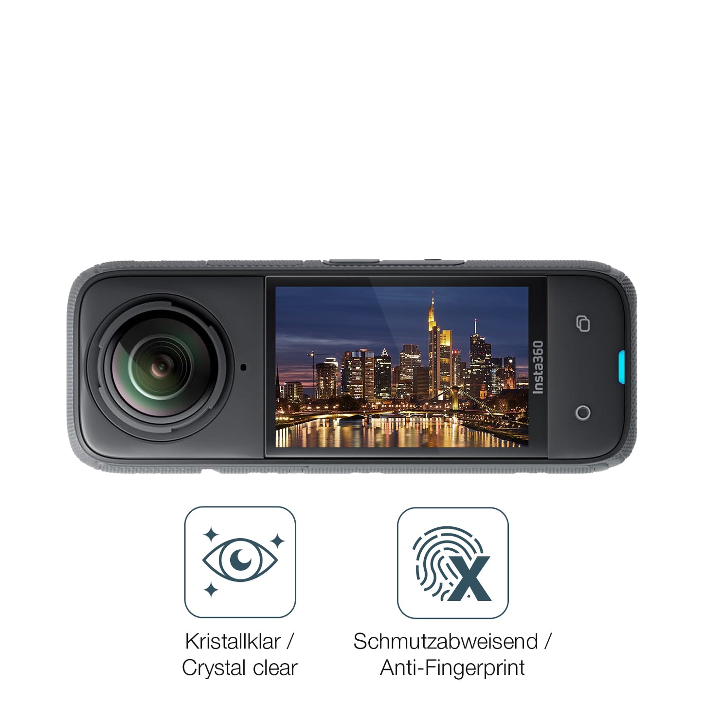 Flexible TPU-Folie passend zugeschnitten für Insta 360 X4, vollständige Abdeckung