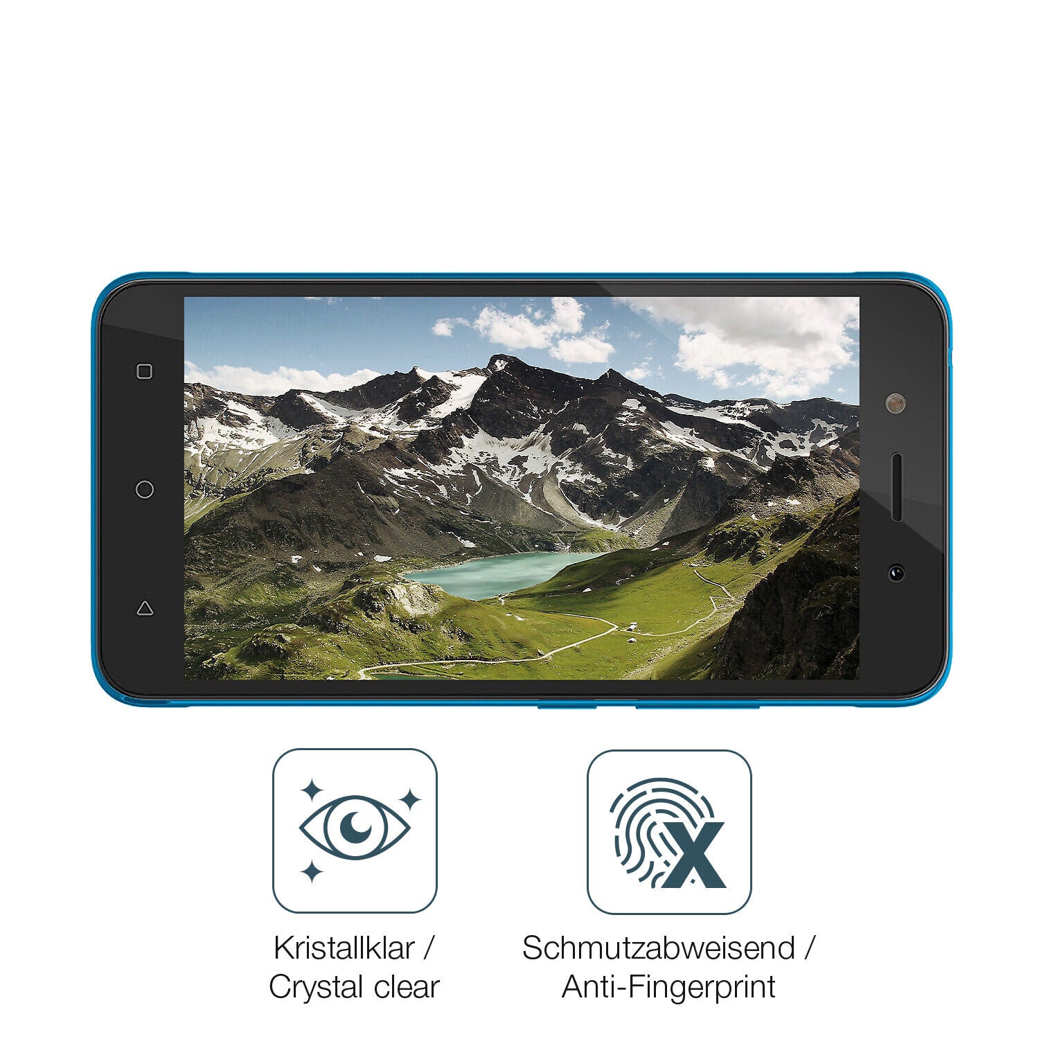Flexible TPU-Folie passend zugeschnitten für itel A23 pro, vollständige Abdeckung