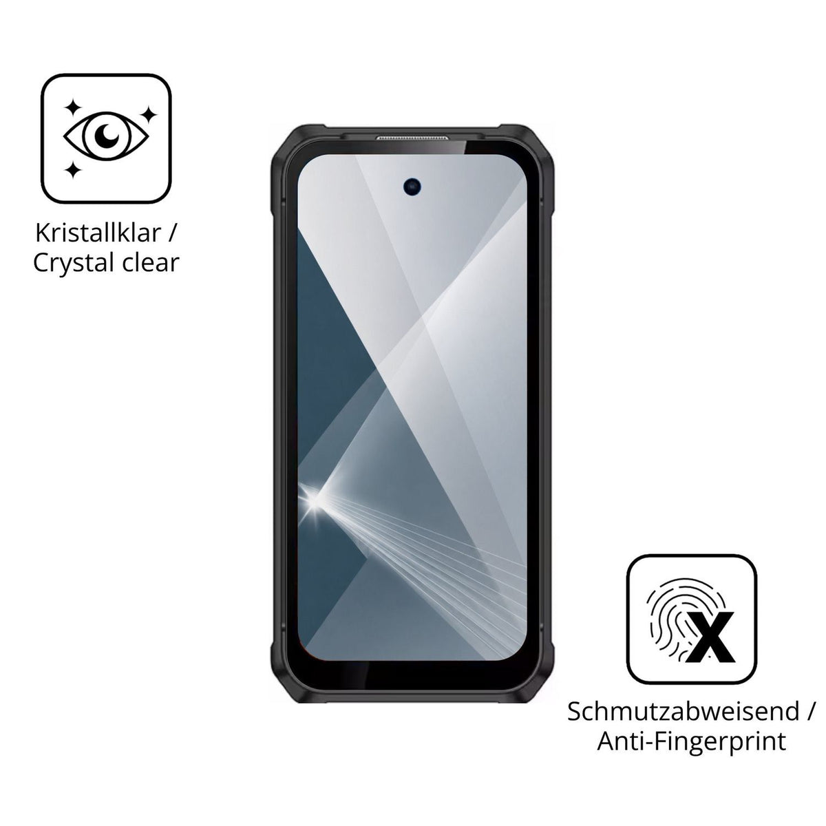 Flexible TPU-Folie passend zugeschnitten für JoyZap Maxo, vollständige Abdeckung