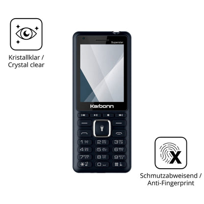 Flexible TPU-Folie passend zugeschnitten für Karbonn K111 Superstar, vollständige Abdeckung