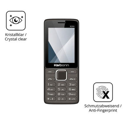 Flexible TPU-Folie passend zugeschnitten für Karbonn K24 Plus, vollständige Abdeckung