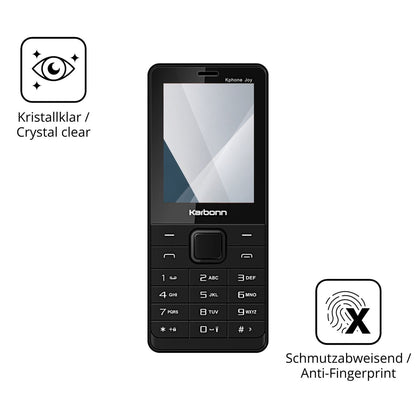 Flexible TPU-Folie passend zugeschnitten für Karbonn Kphone Joy, vollständige Abdeckung