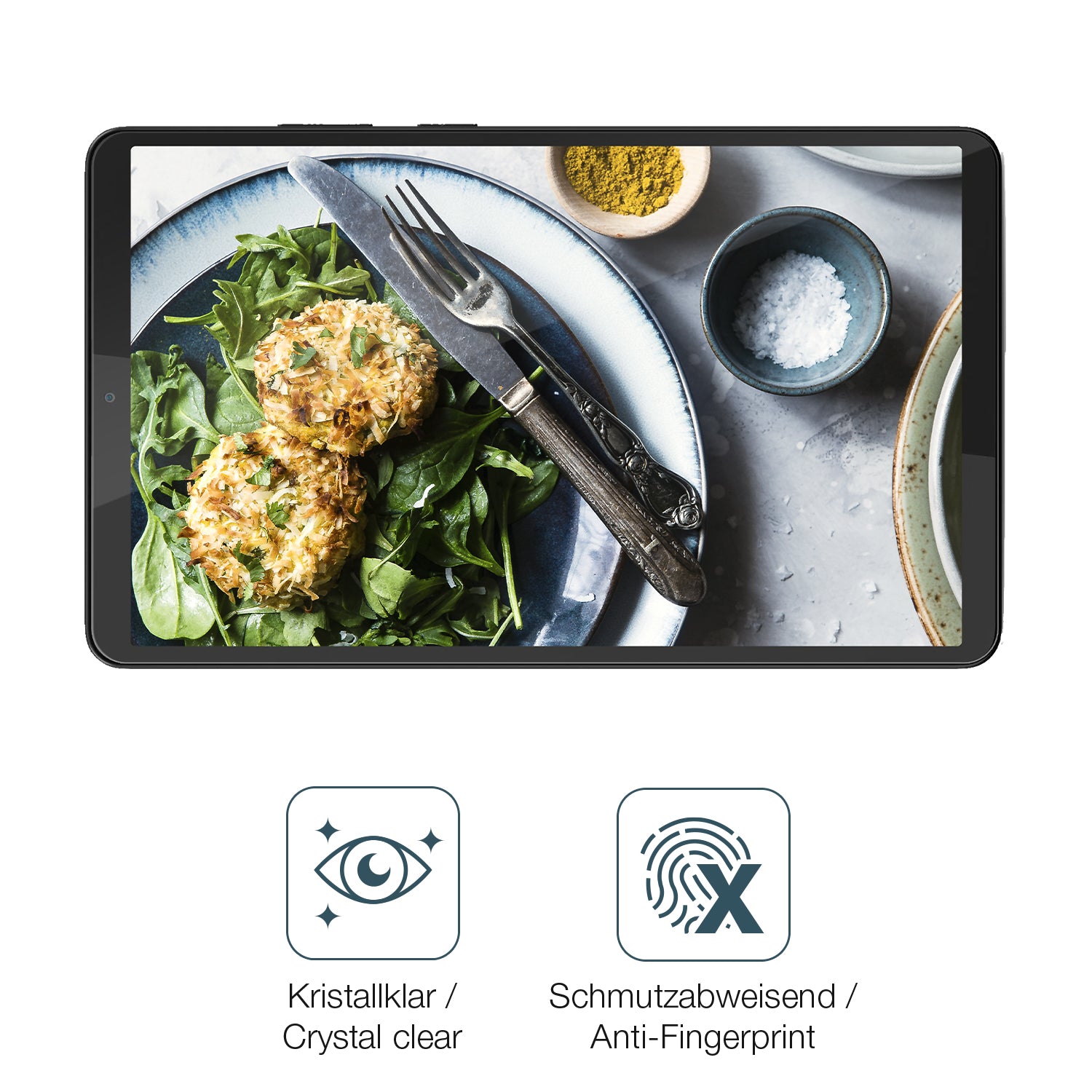 Schutz gegen Kratzer auf dem Lenovo Tab One 8.7 Zoll Glas durch Schlüssel oder Ähnliches