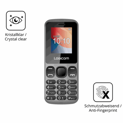 Flexible TPU-Folie passend zugeschnitten für Logicom Posh 186, vollständige Abdeckung