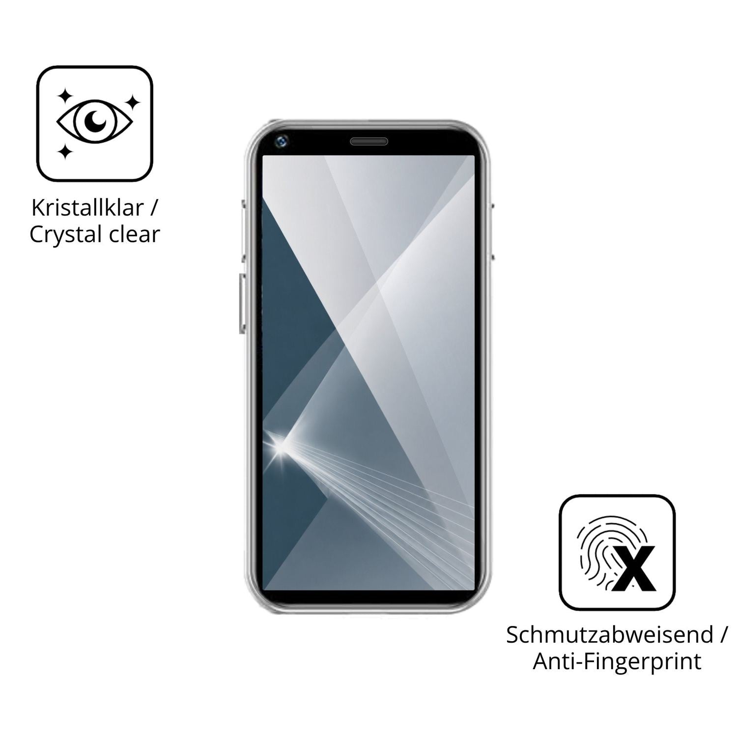 Flexible TPU-Folie passend zugeschnitten für Longben 3G Mini, vollständige Abdeckung