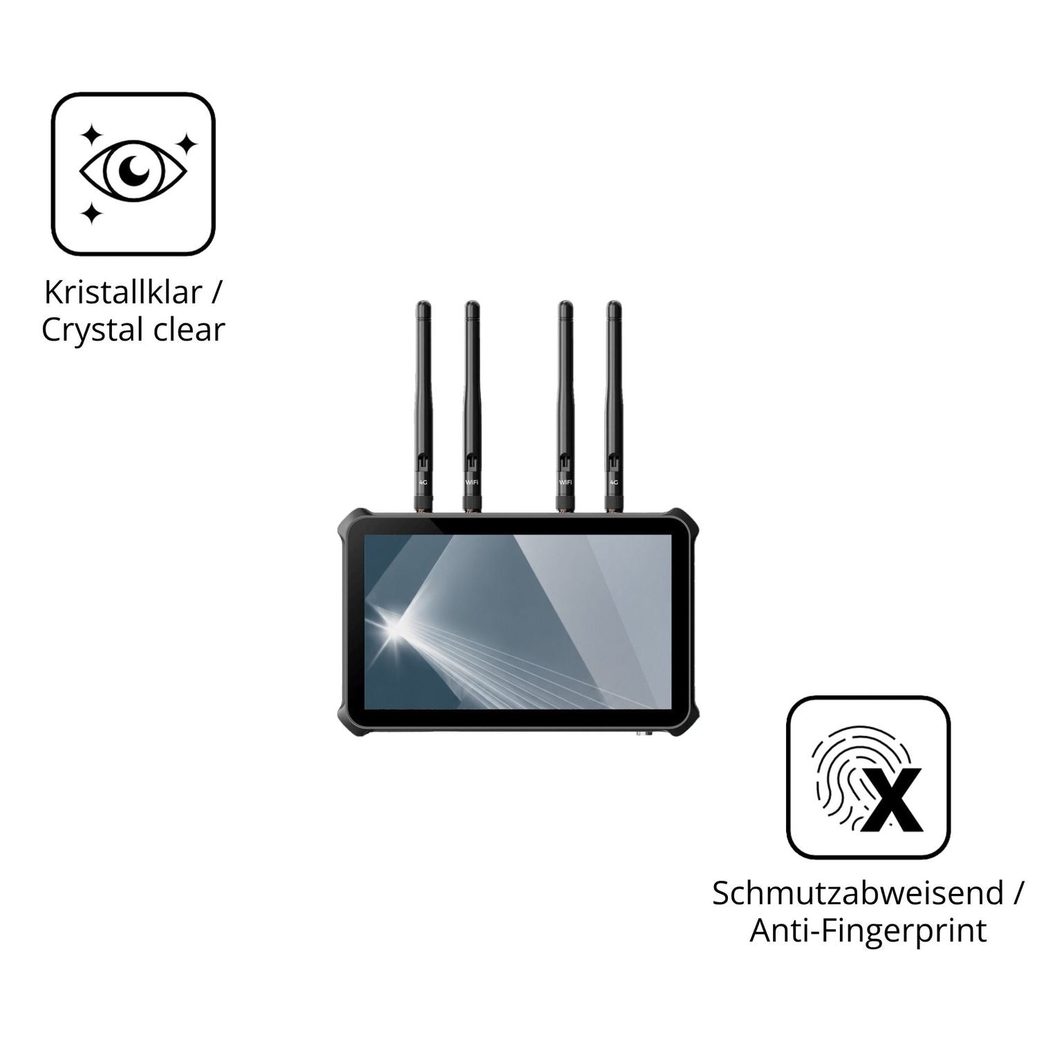 Flexible TPU-Folie passend zugeschnitten für Magewell Director One, vollständige Abdeckung