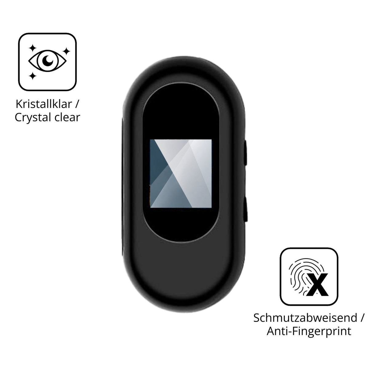 Flexible TPU-Folie passend zugeschnitten für MAVIUS HKD10Q, vollständige Abdeckung