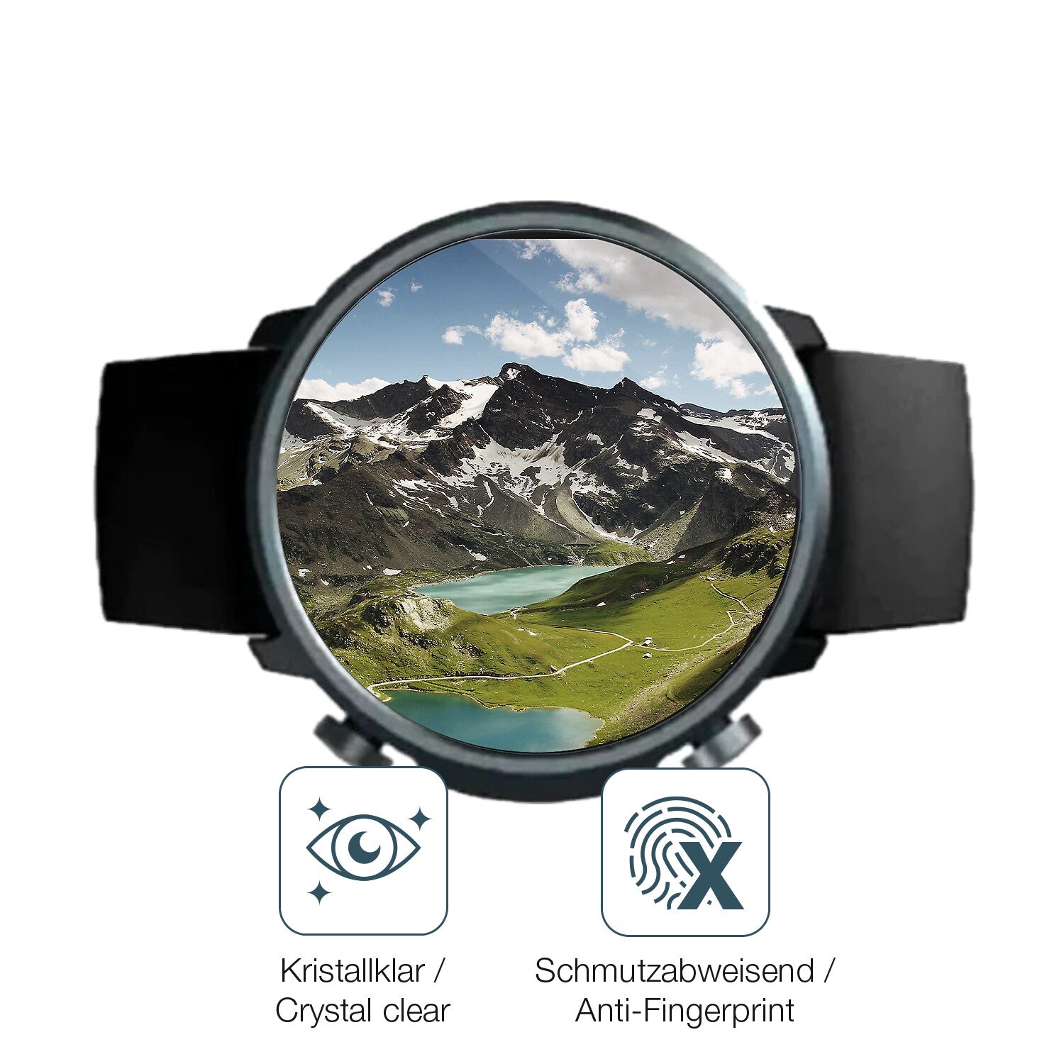 Flexible TPU-Folie passend zugeschnitten für Mibro Watch A1, vollständige Abdeckung