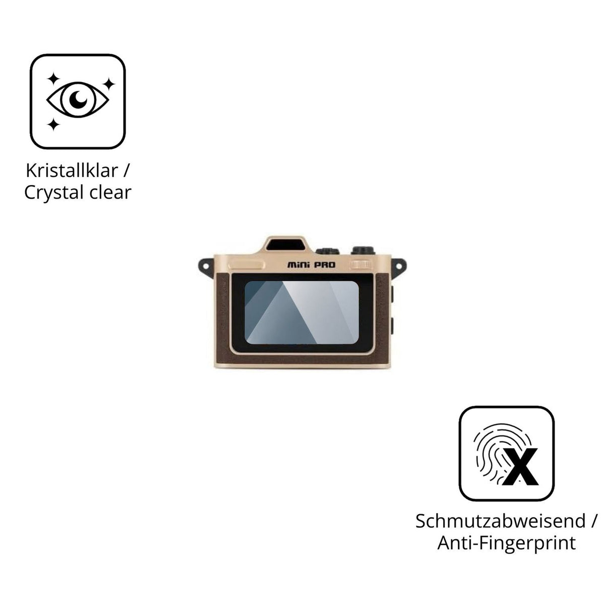 Flexible TPU-Folie passend zugeschnitten für Minolta MNBM1 Mini Pro, vollständige Abdeckung