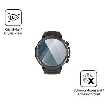 2x 9H Schutzfolie für Neow W-Watch 1.39 Panzerfolie
