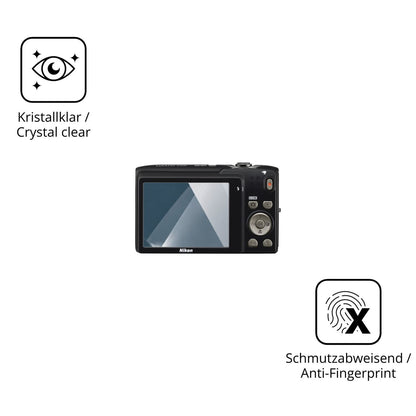 Flexible TPU-Folie passend zugeschnitten für Nikon Coolpix S3100, vollständige Abdeckung