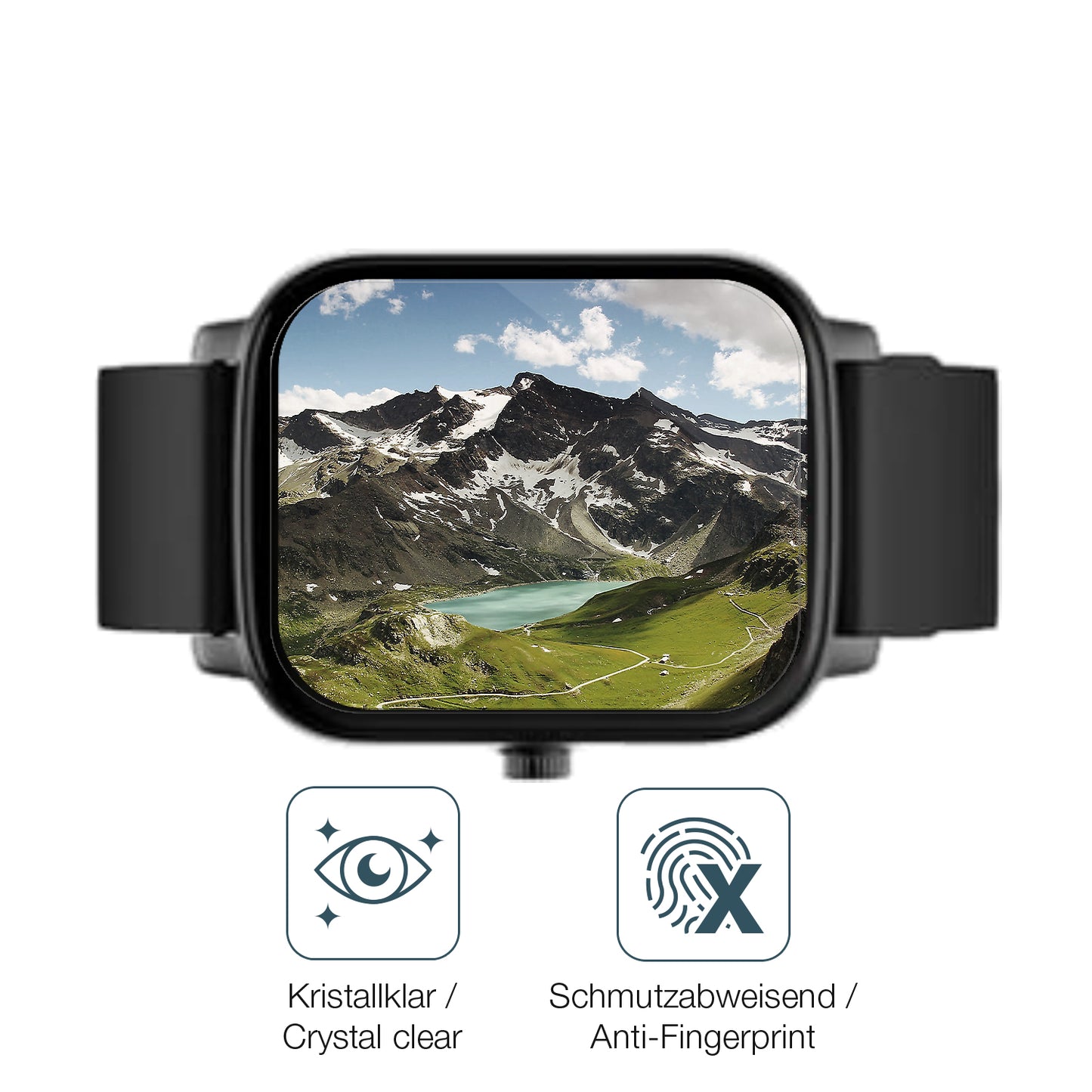 Flexible TPU-Folie passend zugeschnitten für Noise ColorFit Icon Buzz, vollständige Abdeckung