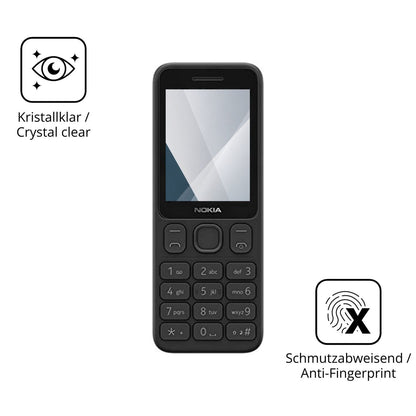 Flexible TPU-Folie passend zugeschnitten für Nokia 125, vollständige Abdeckung