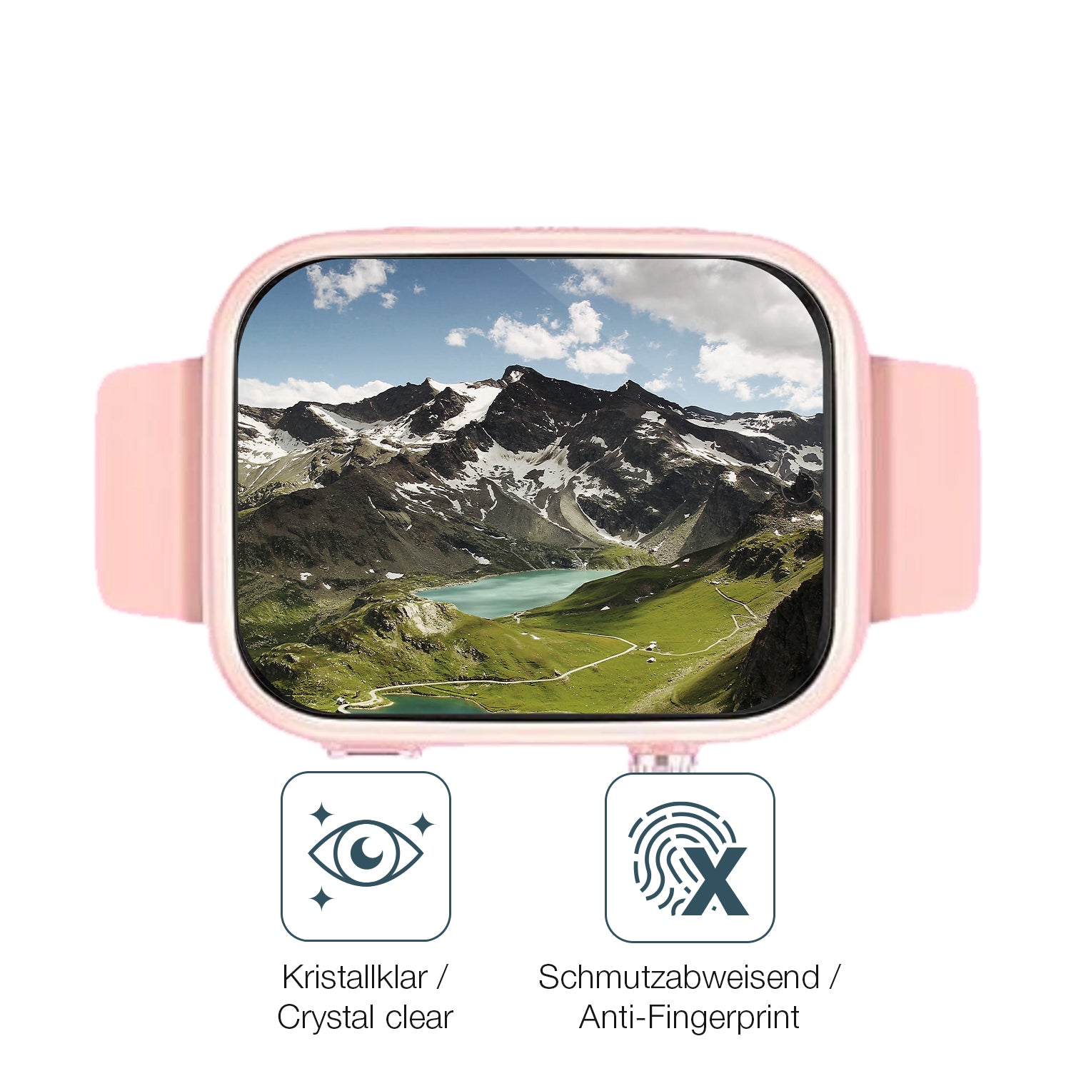 Flexible TPU-Folie passend zugeschnitten für Okyuk 4G Kids, vollständige Abdeckung
