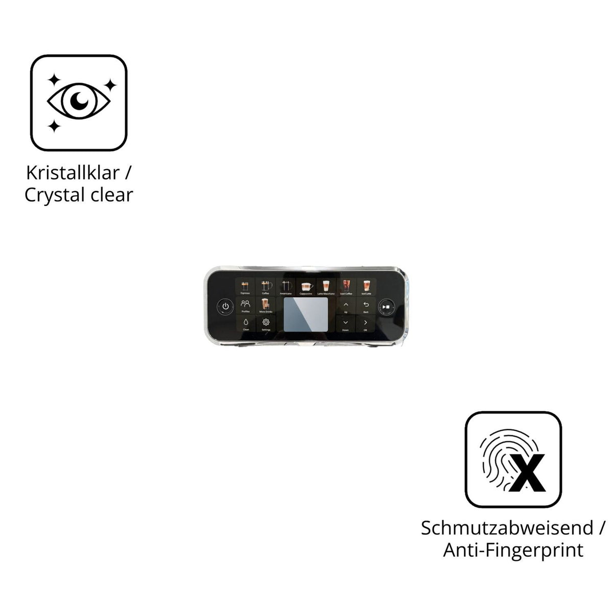 Flexible TPU-Folie passend zugeschnitten für Philips Series 5500, vollständige Abdeckung