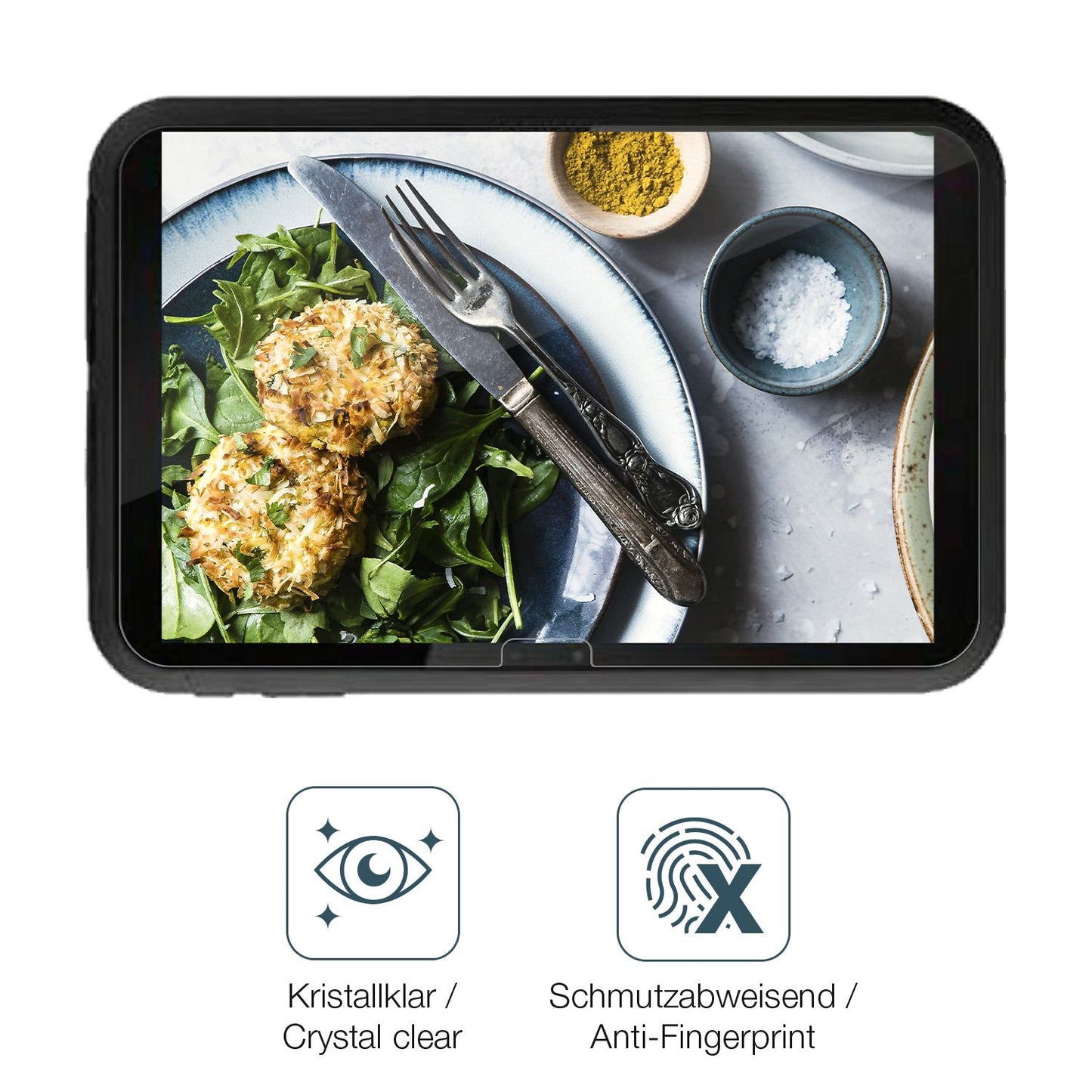 Flexible TPU-Folie passend zugeschnitten für Positivo T1075, vollständige Abdeckung
