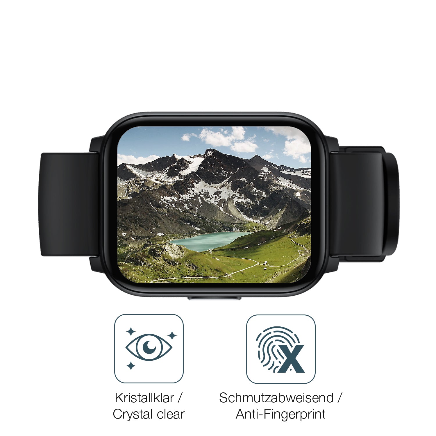 Flexible TPU-Folie passend zugeschnitten für Realme Watch S100, vollständige Abdeckung