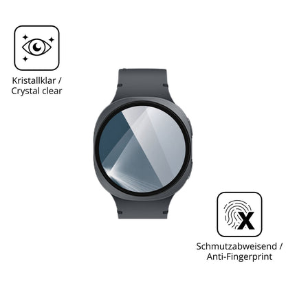 Flexible TPU-Folie passend zugeschnitten für Samsung Galaxy Watch 8 40mm, vollständige Abdeckung
