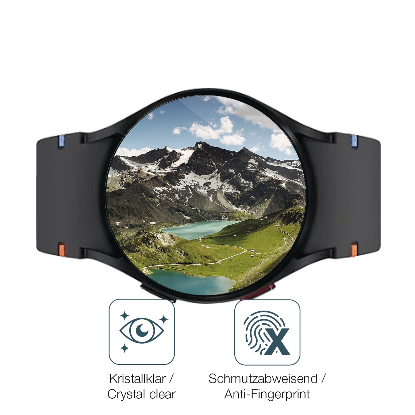 Flexible TPU-Folie passend zugeschnitten für Samsung Galaxy Watch FE 40mm, vollständige Abdeckung