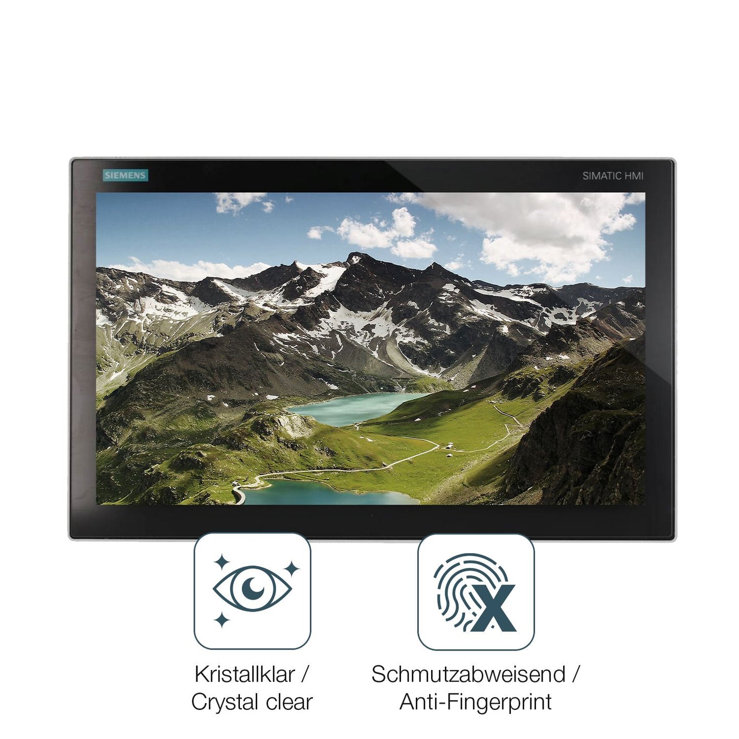 Flexible TPU-Folie passend zugeschnitten für Siemens IPC 477E, vollständige Abdeckung