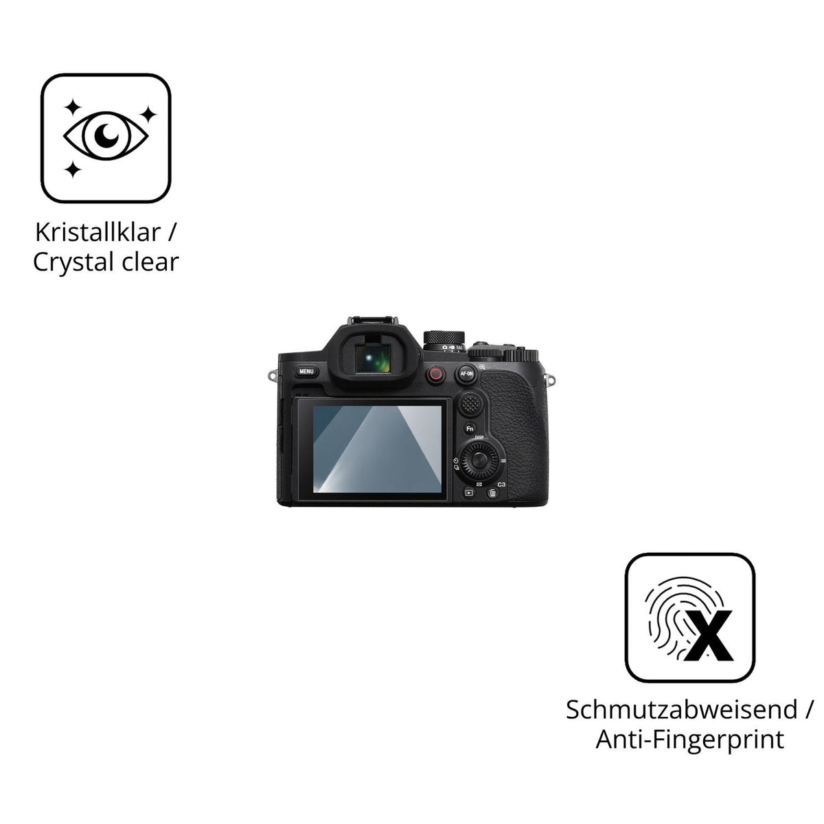 Flexible TPU-Folie passend zugeschnitten für Sony RX10 V, vollständige Abdeckung