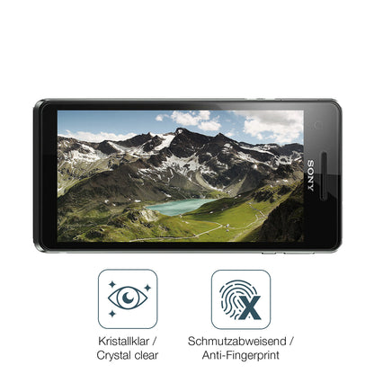 Flexible TPU-Folie passend zugeschnitten für Sony Xperia V, vollständige Abdeckung