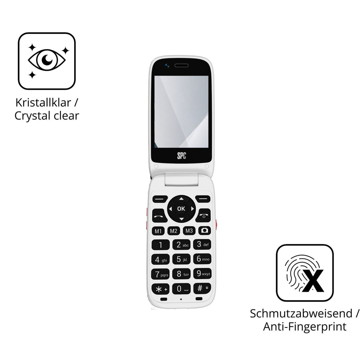 Flexible TPU-Folie passend zugeschnitten für SPC Wild Star, vollständige Abdeckung