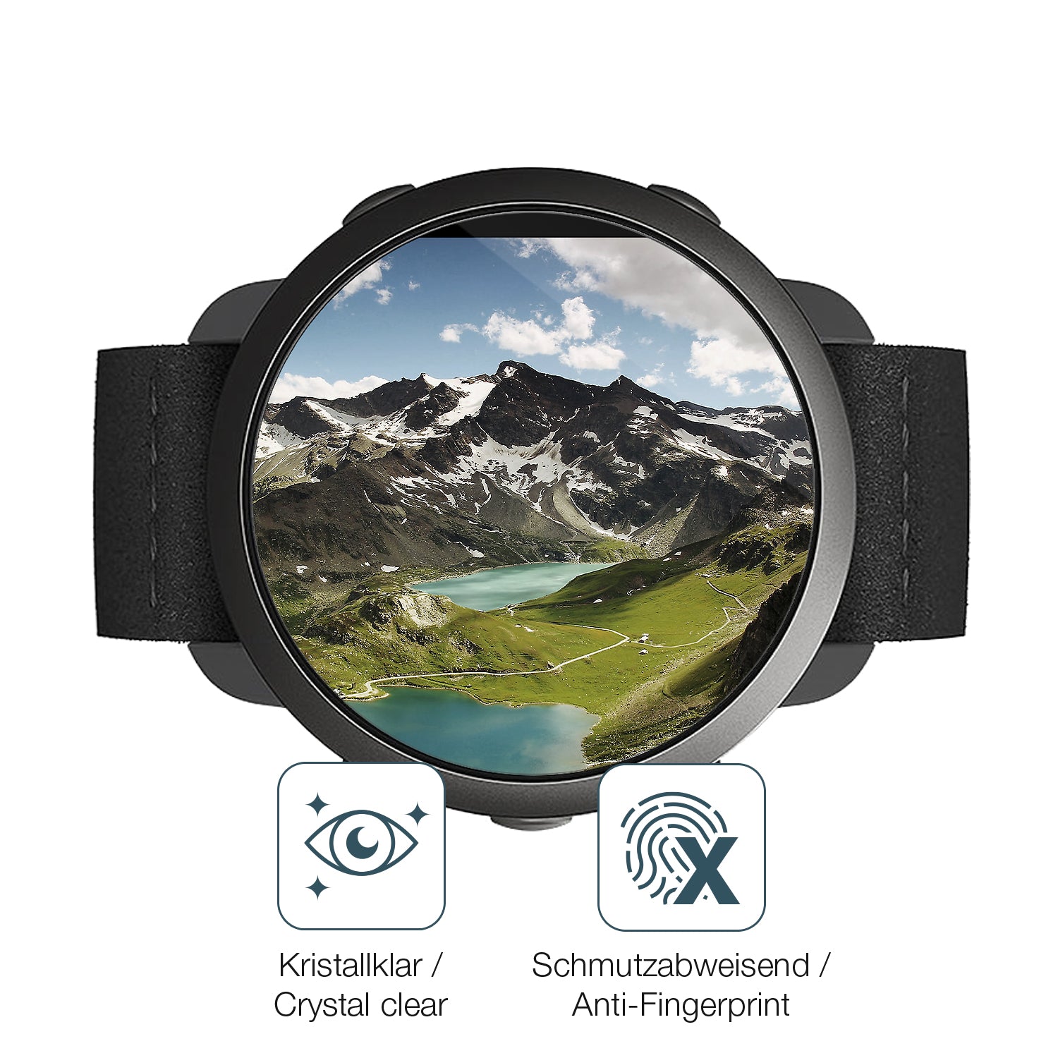 Flexible TPU-Folie passend zugeschnitten für Suunto 3, vollständige Abdeckung