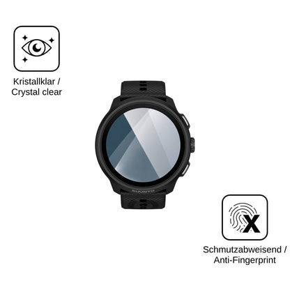 2x 9H Schutzfolie für Suunto Run 2 Panzerfolie