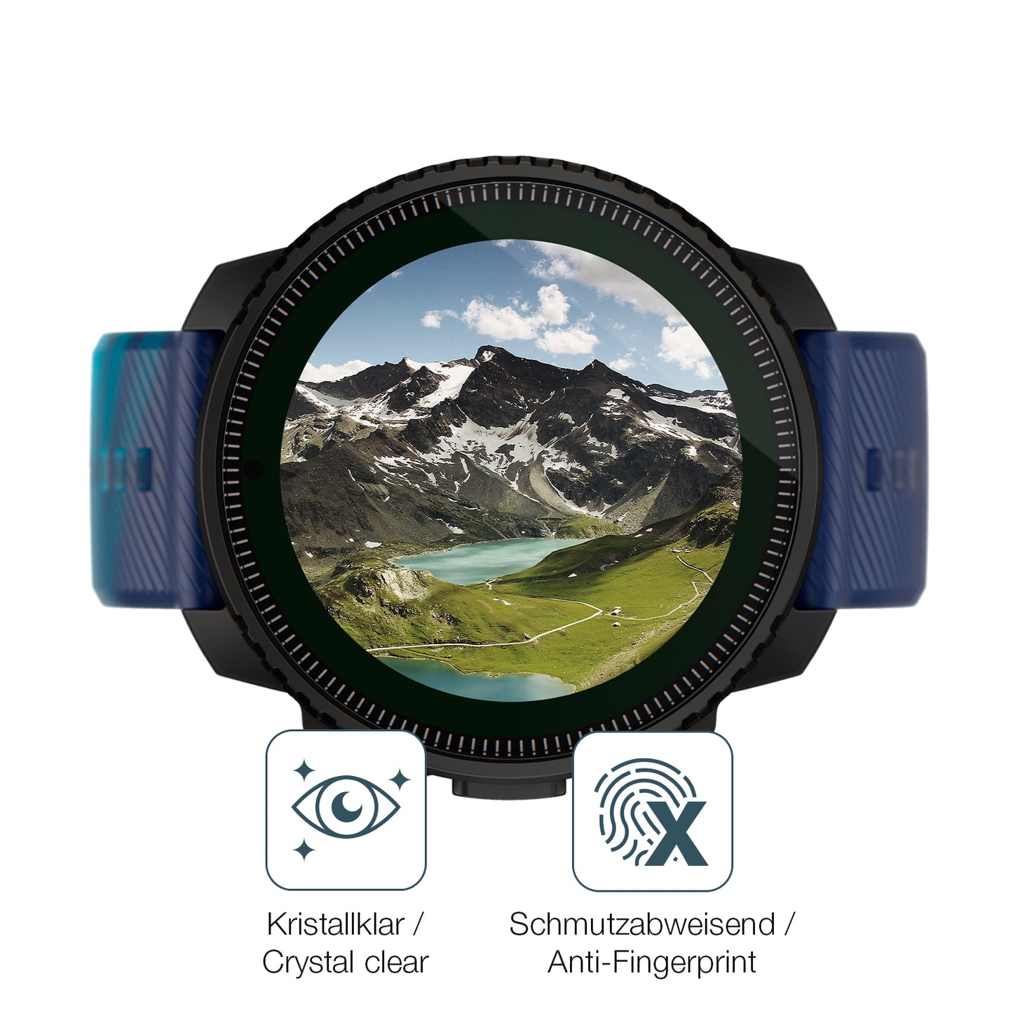 Flexible TPU-Folie passend zugeschnitten für Suunto Vertical Solar, vollständige Abdeckung