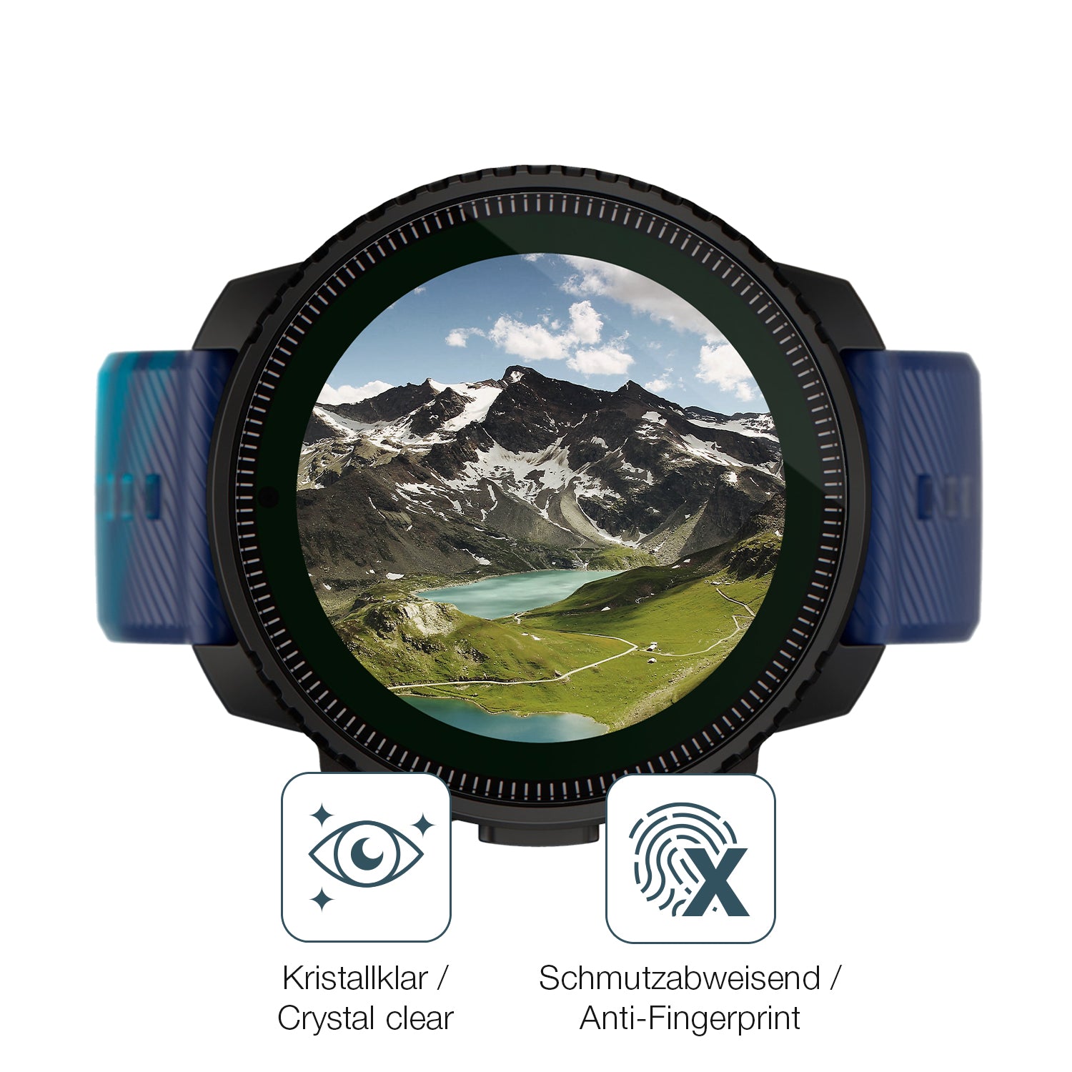 Flexible TPU-Folie passend zugeschnitten für Suunto Vertical Solar, vollständige Abdeckung