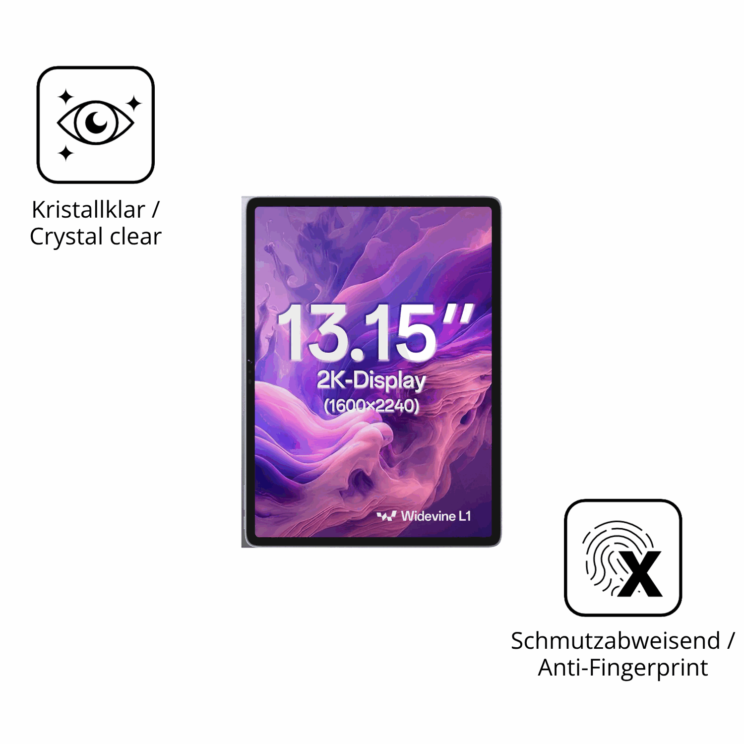 Flexible TPU-Folie passend zugeschnitten für SVITOO V13, vollständige Abdeckung