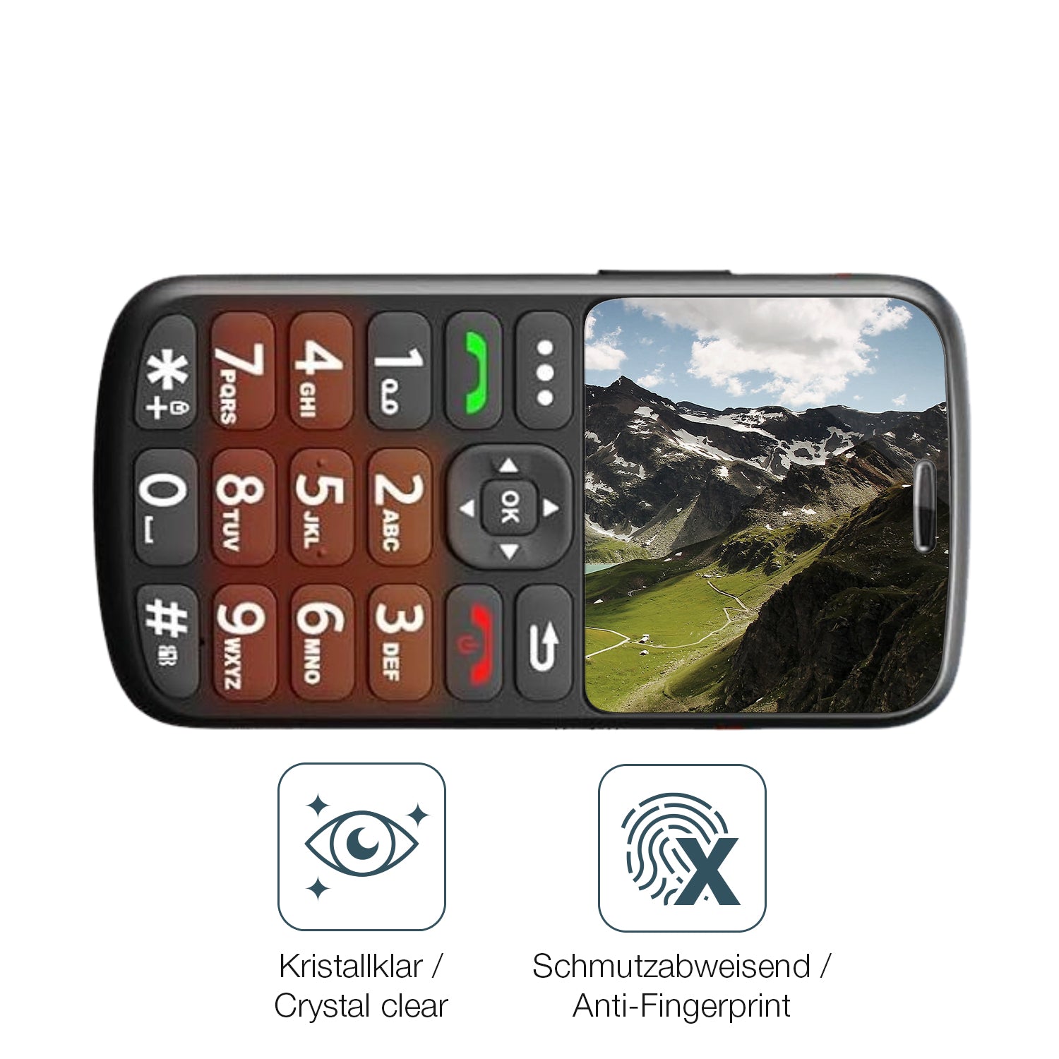 Schutz gegen Kratzer auf dem Sweetlink S3PLUS 4G Glas durch Schlüssel oder Ähnliches