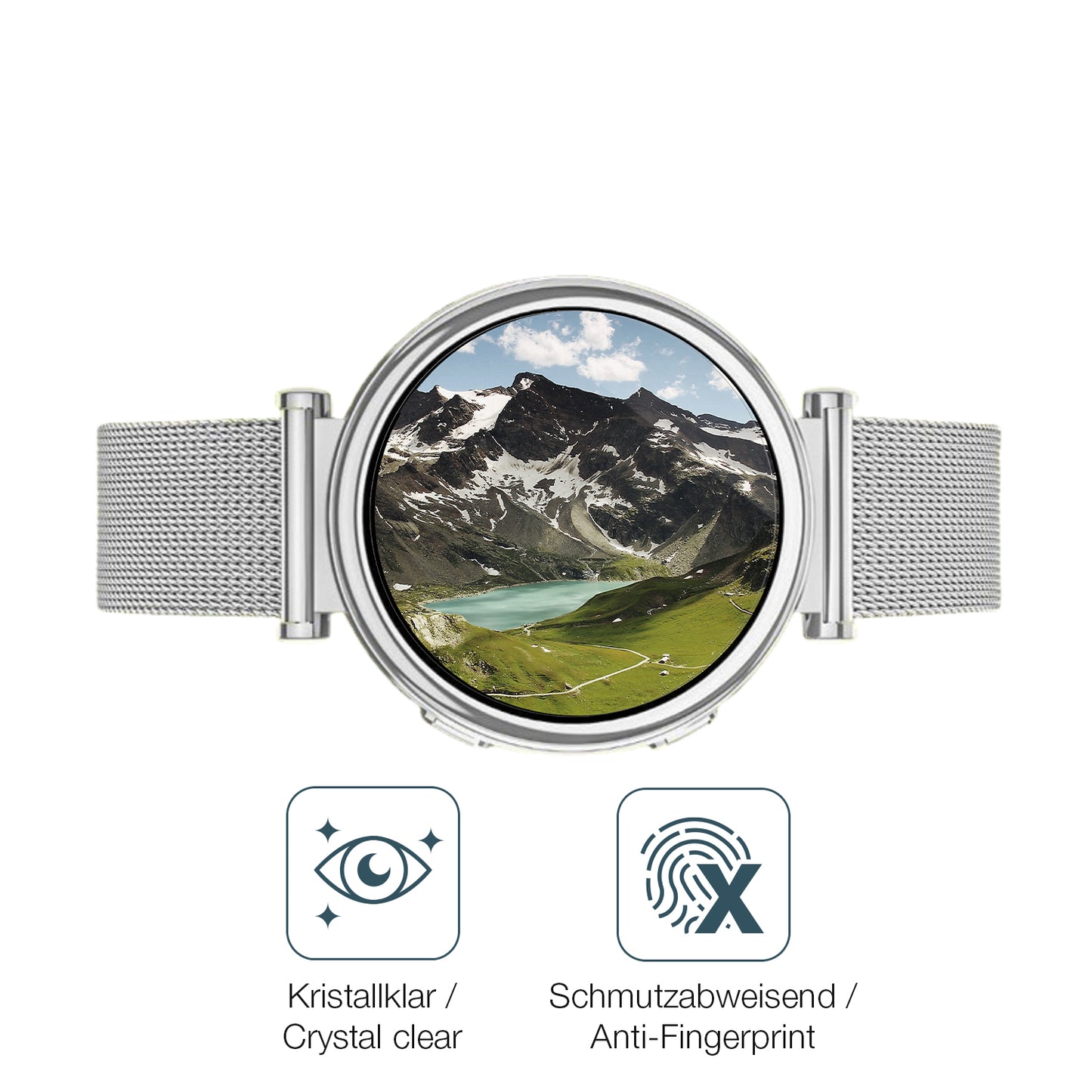 Schutz gegen Kratzer auf dem SWGOTA I109 Smartwatch Glas durch Schlüssel oder Ähnliches