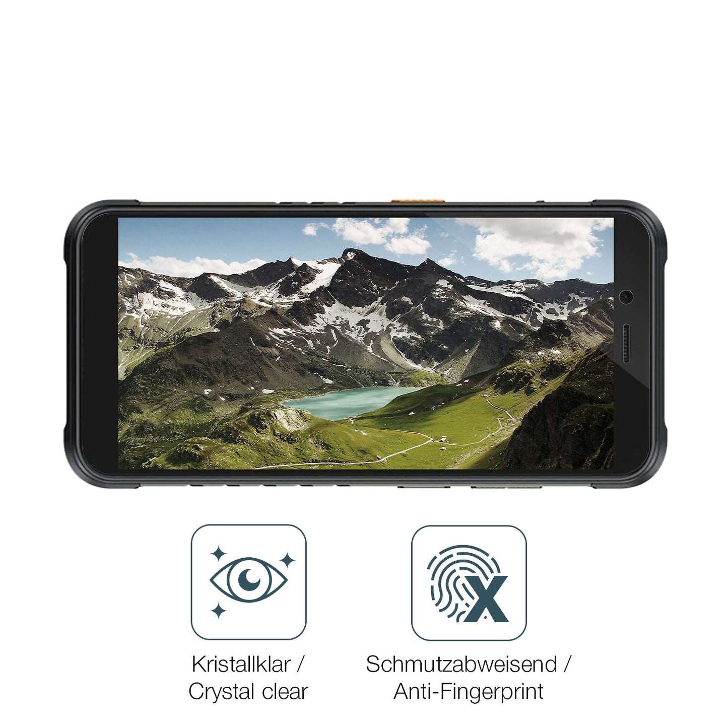 Schutz gegen Kratzer auf dem Ulefone RugKing Outdoor Glas durch Schlüssel oder Ähnliches