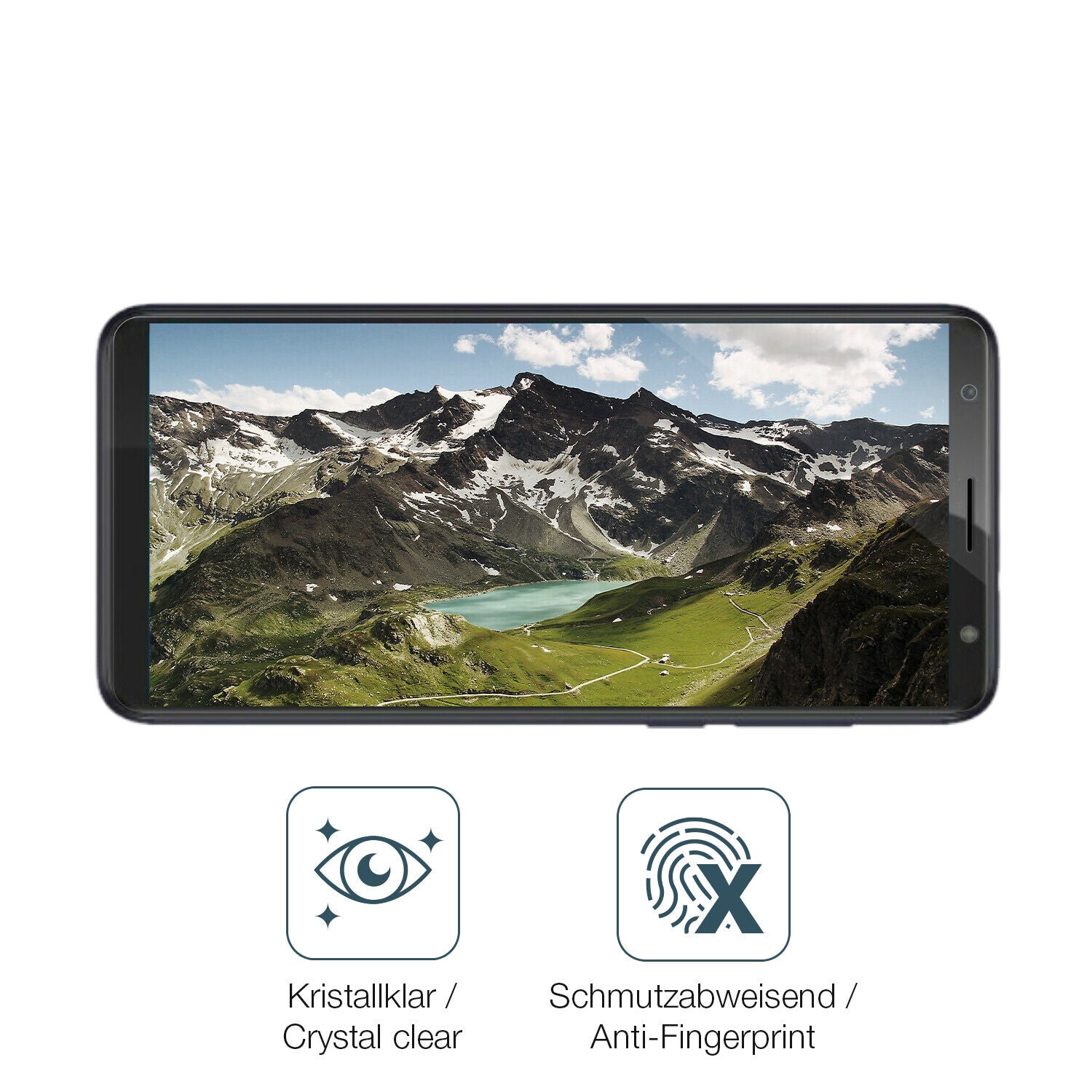 Flexible TPU-Folie passend zugeschnitten für WALTON Primo NH4, vollständige Abdeckung