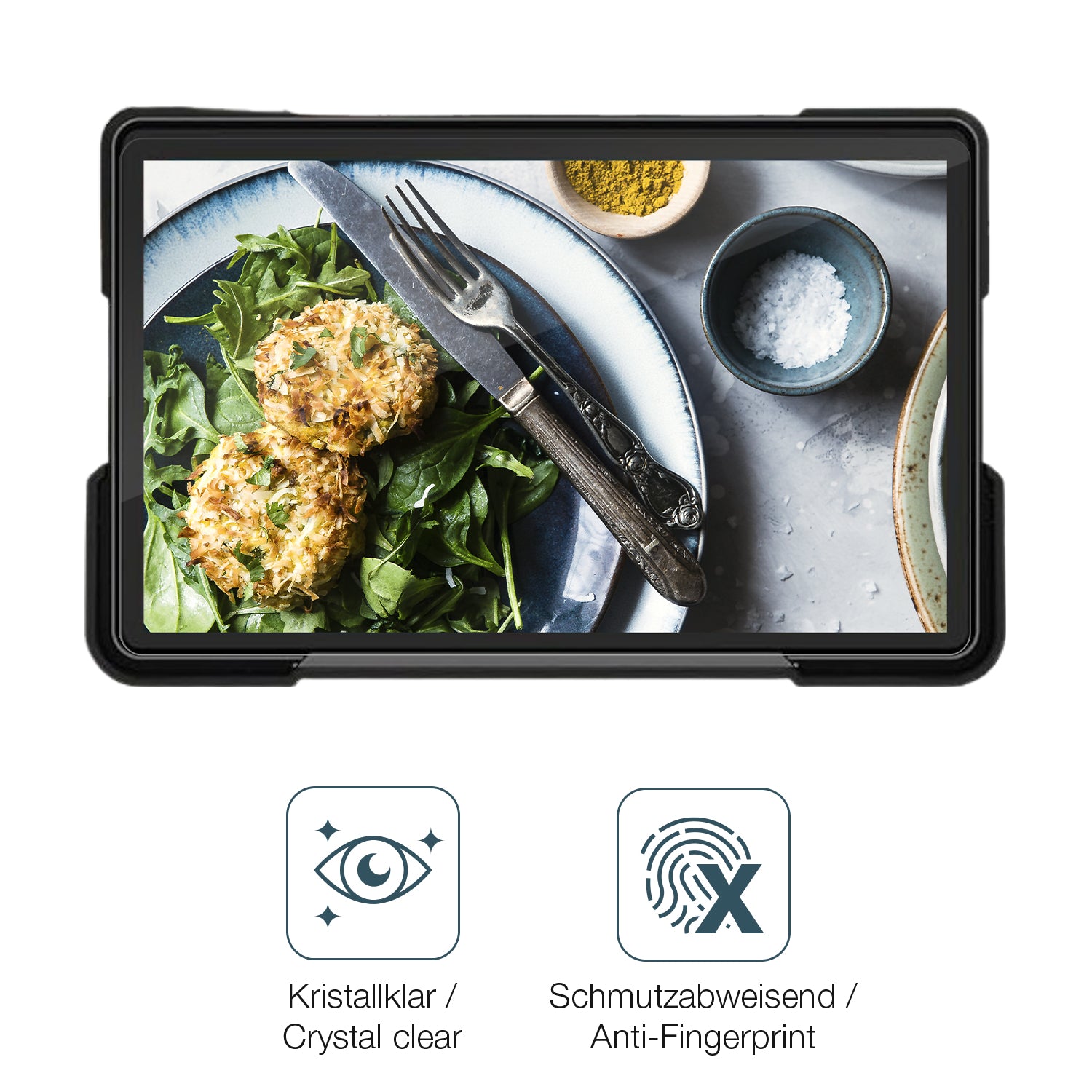 Flexible TPU-Folie passend zugeschnitten für Wonsidary W722 7 Zoll, vollständige Abdeckung