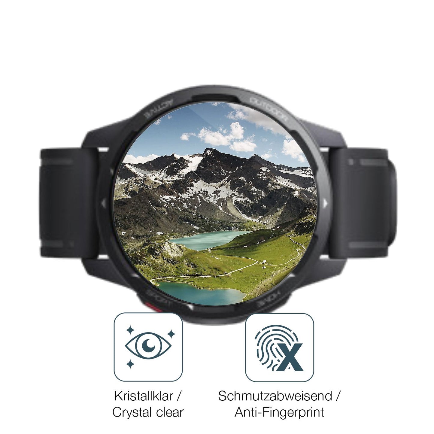 Flexible TPU-Folie passend zugeschnitten für Xiaomi Watch S1 Active, vollständige Abdeckung