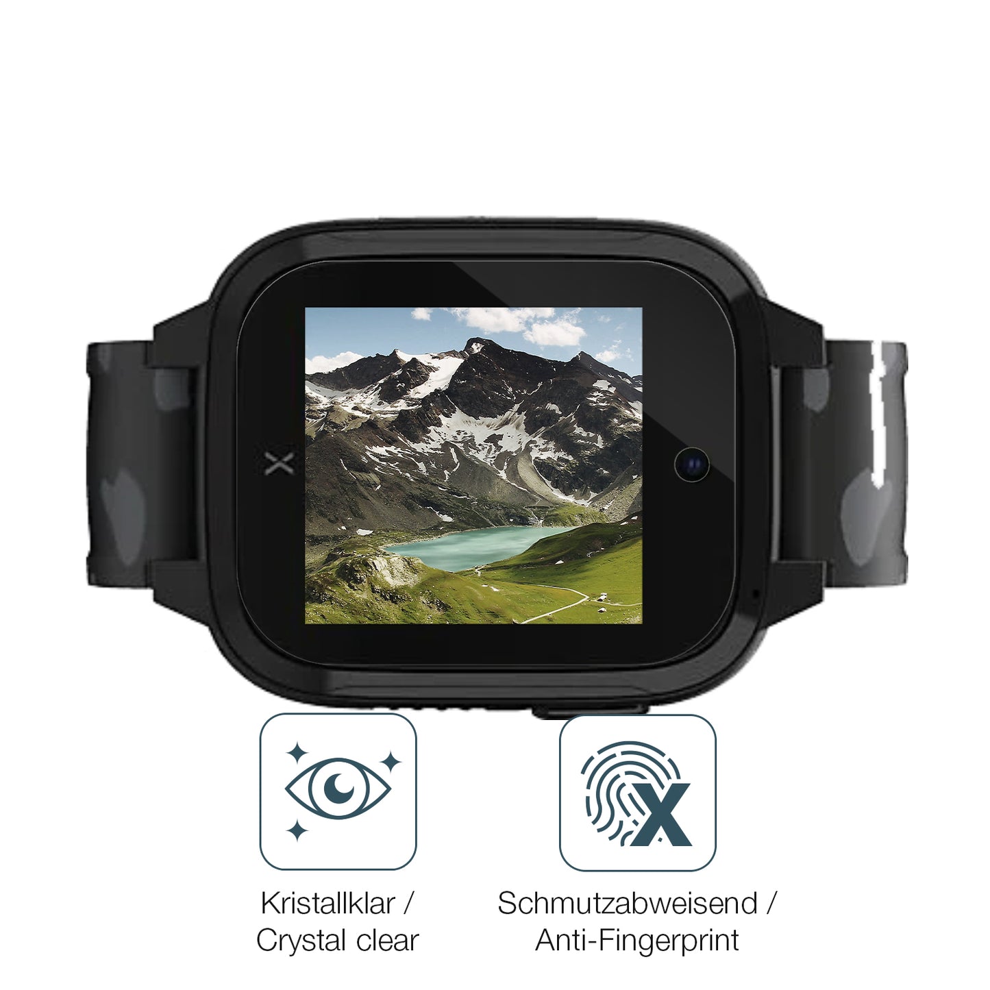 Schutz gegen Kratzer auf dem Xplora XGO3 2. Gen Glas durch Schlüssel oder Ähnliches